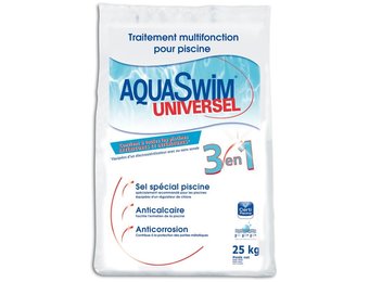Aquaswim Universeel 3 in 1 Zwembadzout 25kg