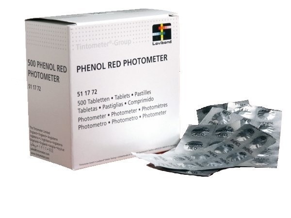 Lovibond pH navulling - Phenol Red - 250 Stuks