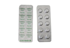 Lovibond pH navulling reagens - Phenol red - 10 stuks
