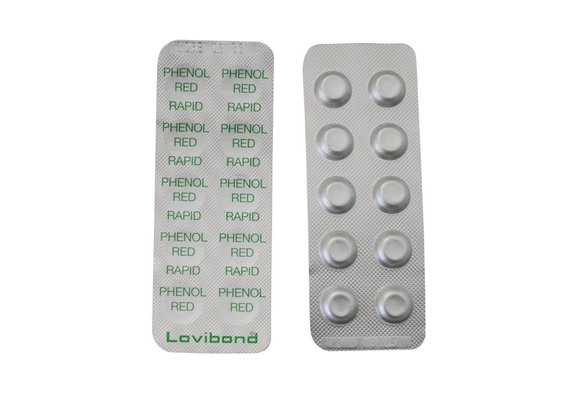 Lovibond pH navulling reagens - Phenol red - 10 stuks