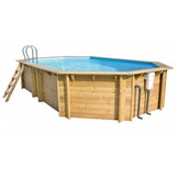 Tropic Houten Zwembad Octo+ 5.10 4.95 x 3.45 x 1.20 meter