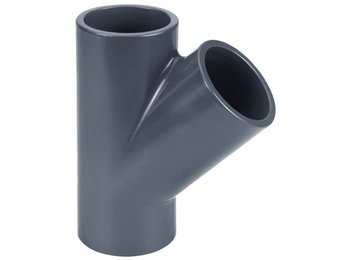 VDL PVC T-stuk 45° PN 16 diverse maten