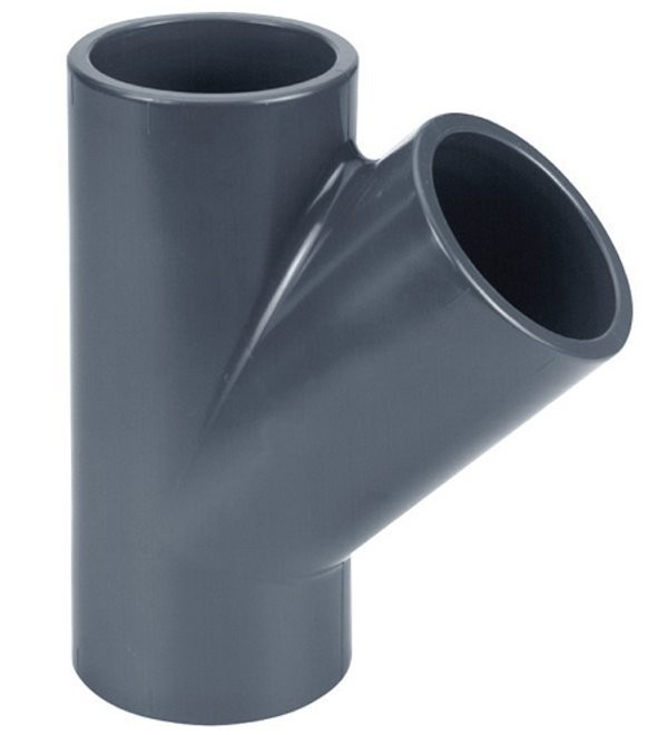 VDL PVC T-stuk 45° PN 16 diverse maten