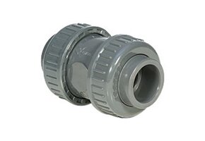 VDL PVC terugslagklep veerblast diverse maten PN 16