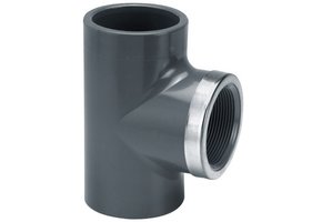VDL PVC T-stuk RVS Binnendraad PN16 diverse maten
