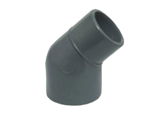 PVC Knieverloop 45º 40 / 50 mm x 50 mm