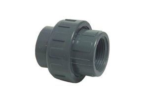 PVC 3/3 Koppeling Binnendraad 40 mm x 1¼"
