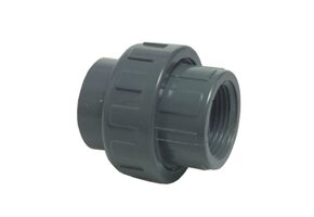 PVC 3/3 Koppeling Binnendraad 50 mm x 1½"