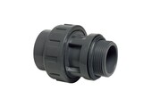 PVC 3/3 Koppeling Pompaansluiting 50 mm x 1½" buitendraad
