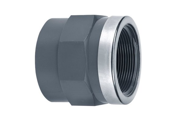 VDL PVC Draadsok met RVS ring diverse maten PN16