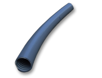 PVC Spiraalslang grijs 50mm 5 bar