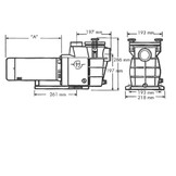 Hayward Superpool zwembadpomp 230v 17m3 - 1,5pk