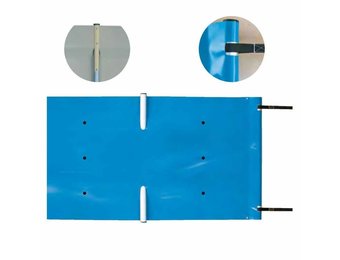 Easy Light Veiligheids Zwembad Afdekking Blauw/Ivoor