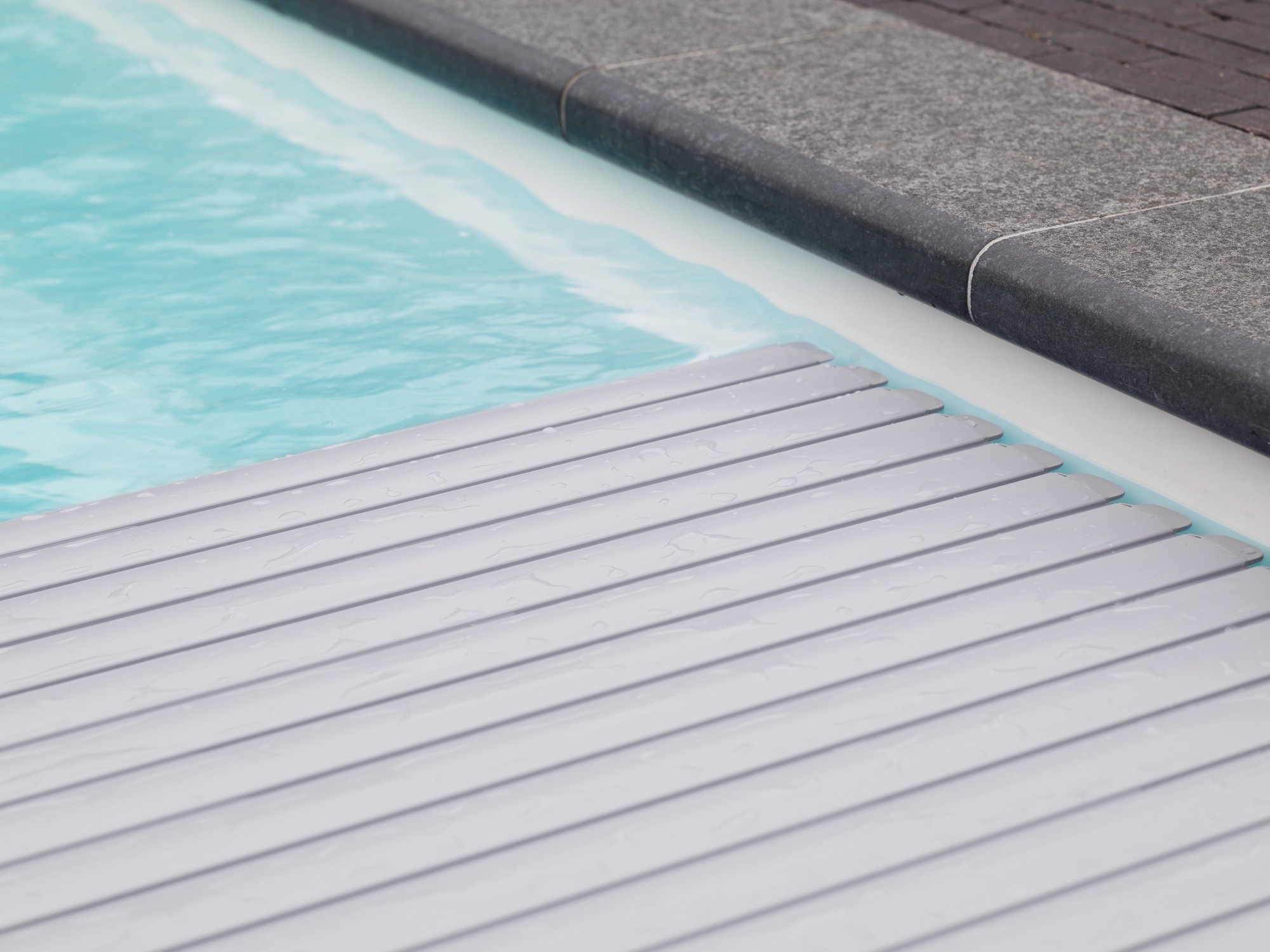 Roldeck PVC50 Lamellen grijs