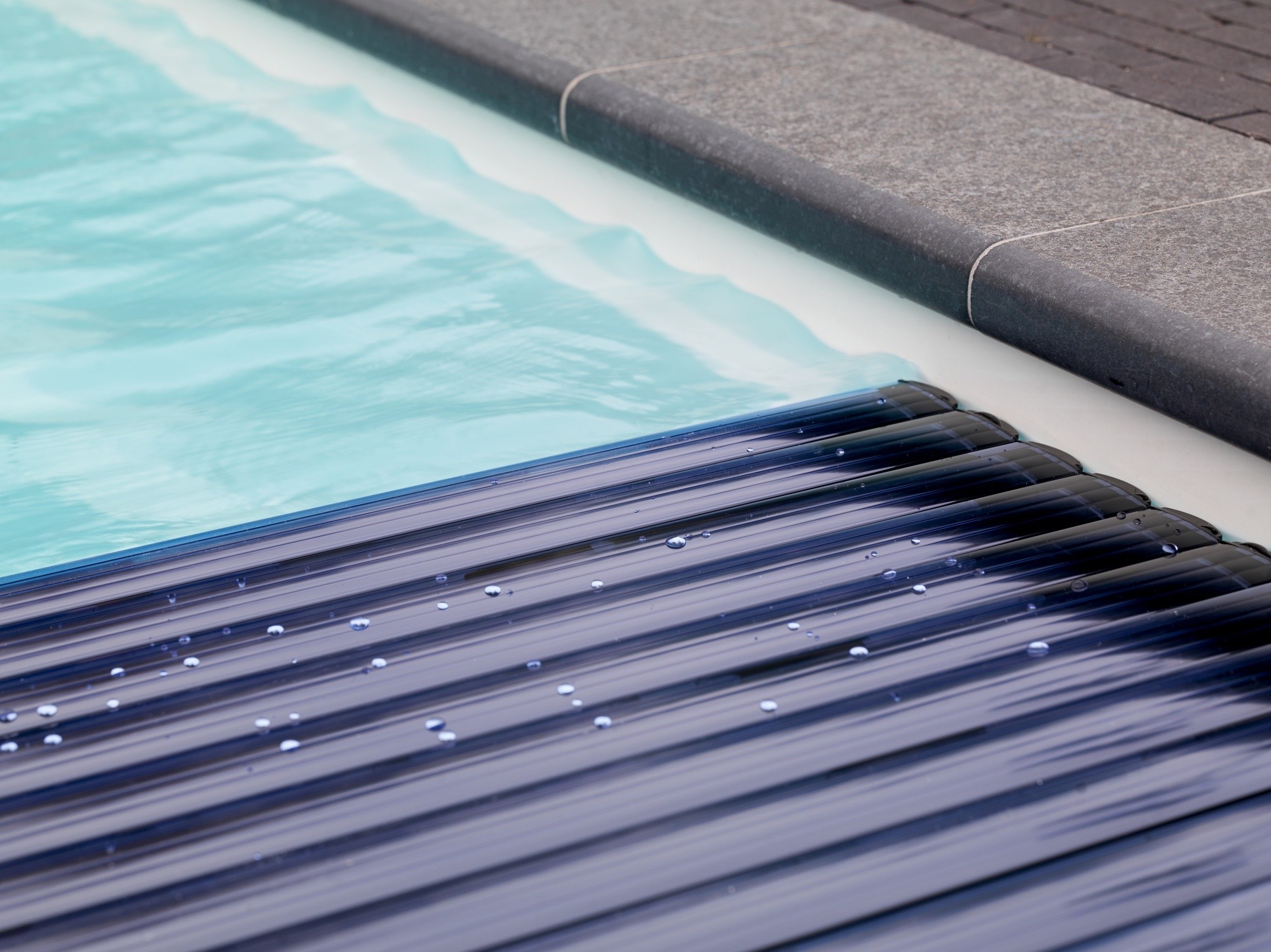 Roldeck PC60 Lamellen transparant blauw solar