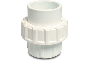Verbindingskoppeling wit 1 1/2" 16 bar