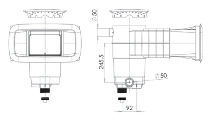 Weltico Skimmer Elégance voor Liner Zwembaden