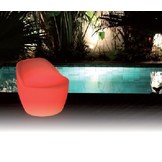 Lichtgevende RGB LED Stoel met Zithoogte 55cm