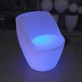 Lichtgevende RGB LED Stoel met Zithoogte 55cm