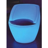 Lichtgevende RGB LED Stoel met Zithoogte 55cm