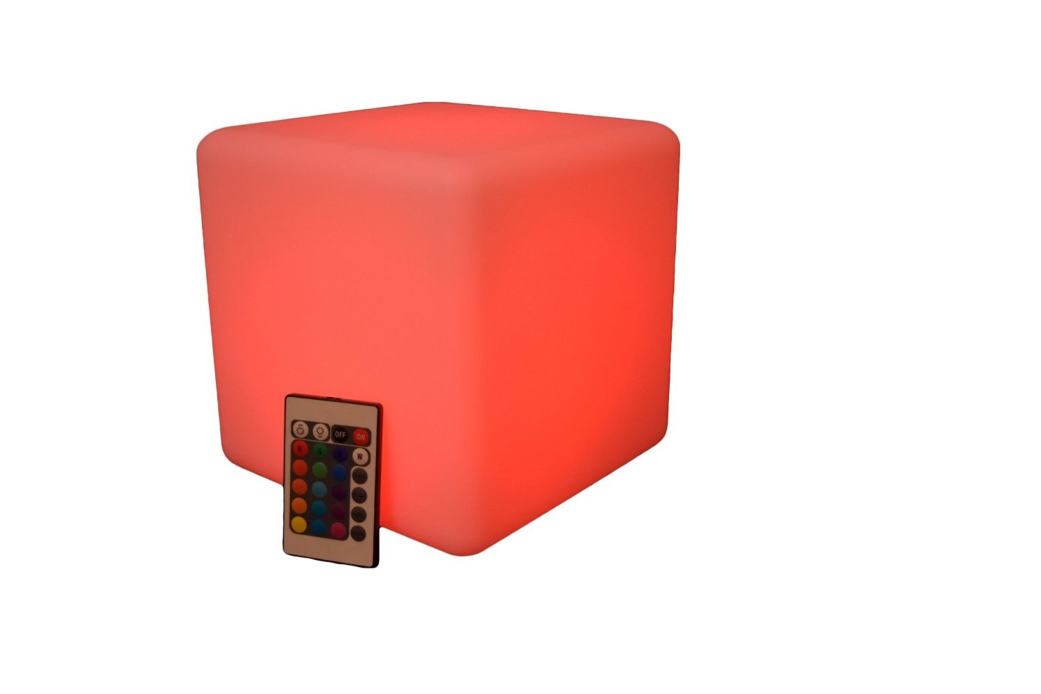 Lichtgevende Kubustafel - RGB LED