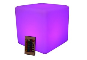 Lichtgevende Kubustafel - RGB LED