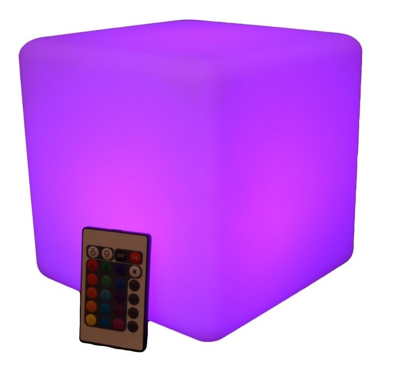 Lichtgevende Kubustafel - RGB LED
