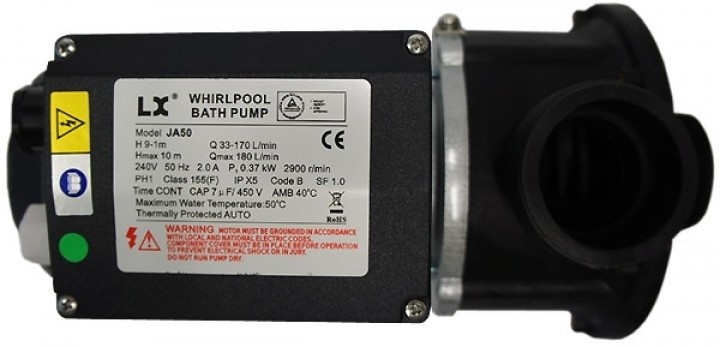 LX JA50 circulatiepomp voor Jacuzzi spa en bubbelbad 0,37 kW