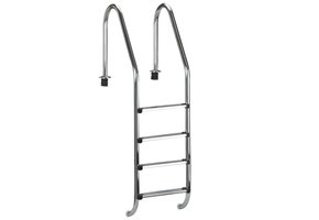 Wijd Model Zwembadtrap 4-treden AISI-316