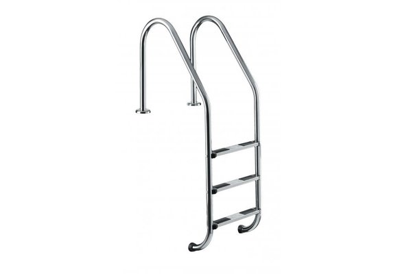 Wijd Model Zwembadtrap 3-treden AISI-316