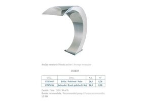 Bali Waterval gepolijst 316 AISI