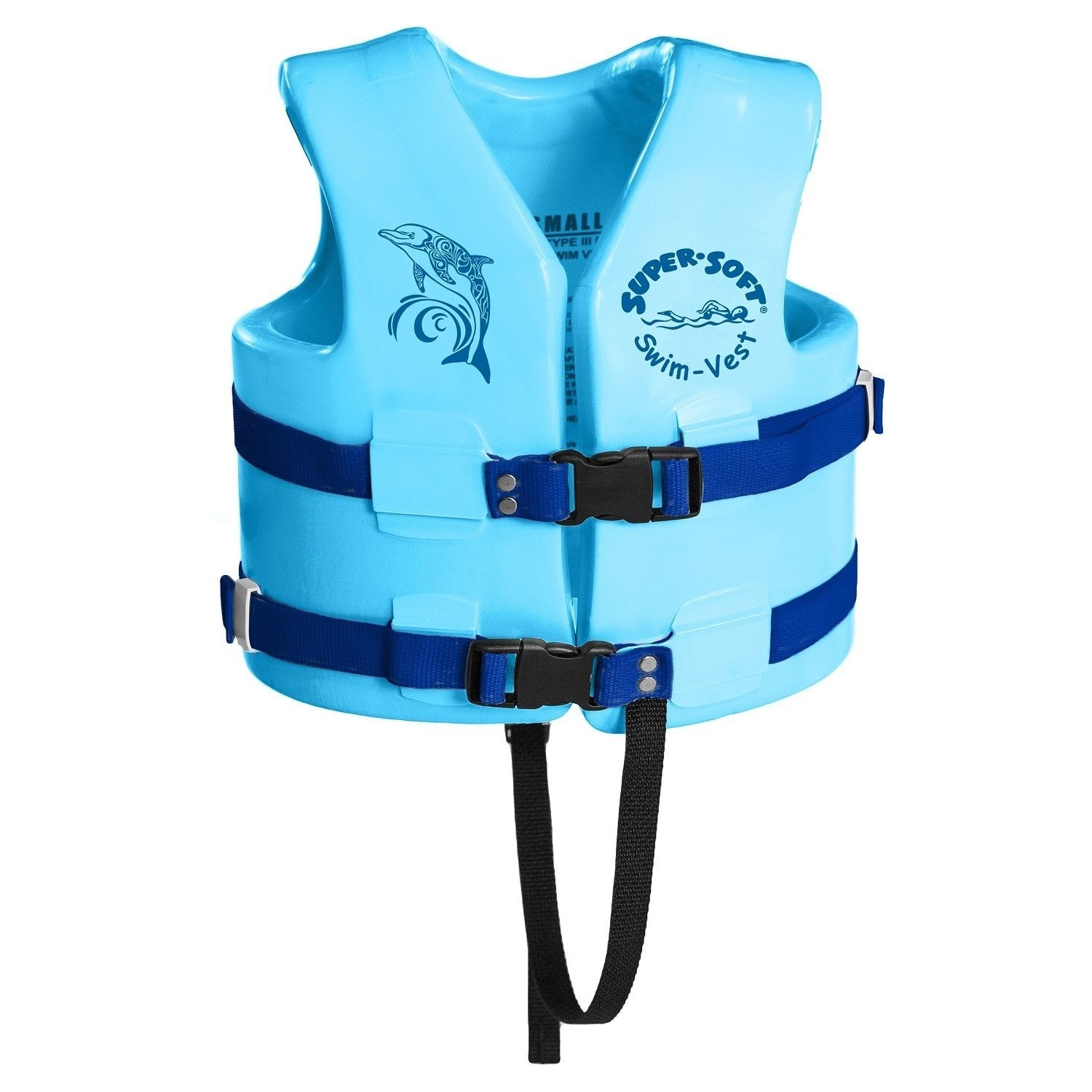 Super Soft Zwemvest kleur blauw Maat 3/5 jaar 14/18 kg.