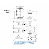 Lacron en Starline  Filter Kaarsen Set voor 16" en 18" Filters