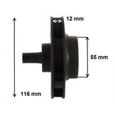 LX Impeller voor Circulatiepompen LP300 en WP300