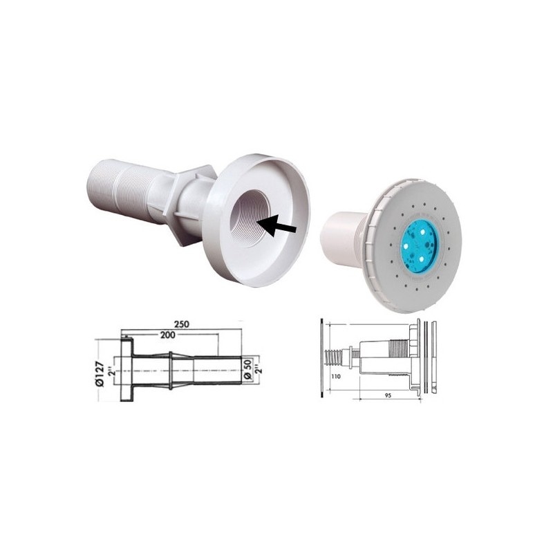 Hayward LED Lamp 15W kleur RGB voor foliebaden