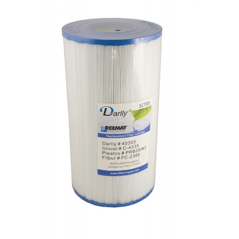 Spa filter Darlly SC705 (C-4335) 23.5 cm x 12.5 cm
