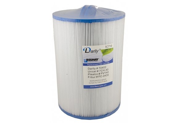 Spa Filter Darlly SC710 (7CH-40) 24,80 cm x  17.80 cm