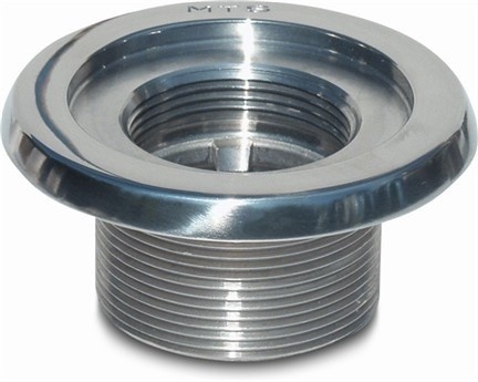 MTS Inlaatfitting RVS 2" buitendraad 40 mm Beton Baden