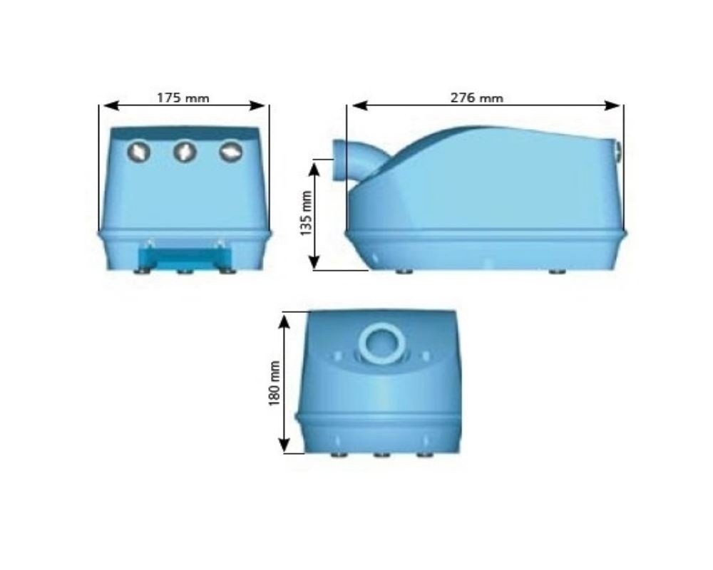 Genesis Spa Air Blower G90 - 900W + Verwarmde Lucht (meest voorkomende model)