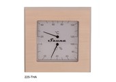 Sauna Thermometer en Hygrometer Vierkant Espen