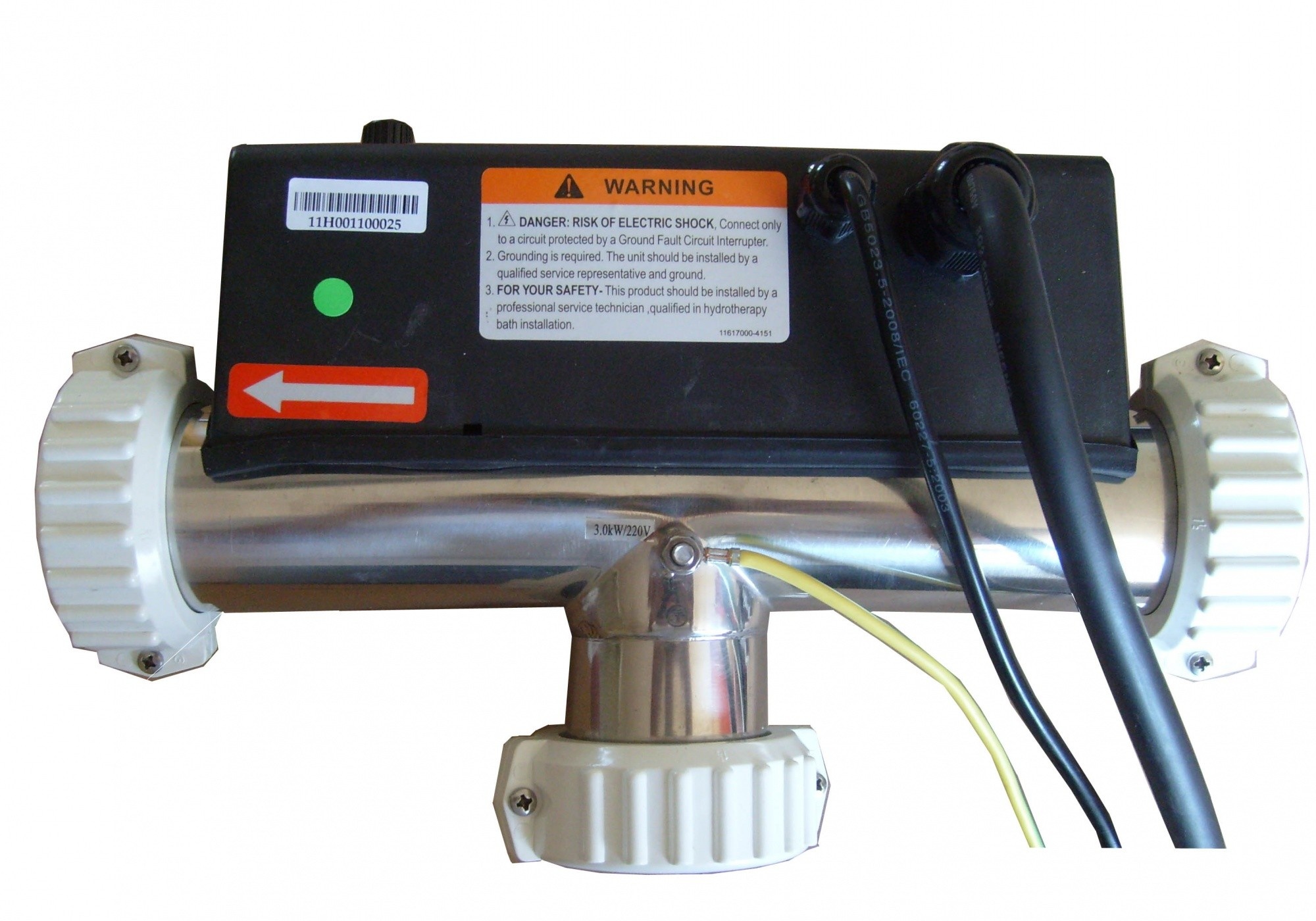 LX H30-R3 3.0KW 1.5 inch Spa heater (T-Vorm)