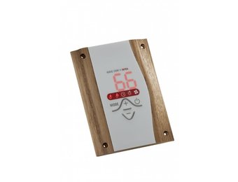 Infraroodsauna Bedieningspaneel Licht Hout Wave Com4