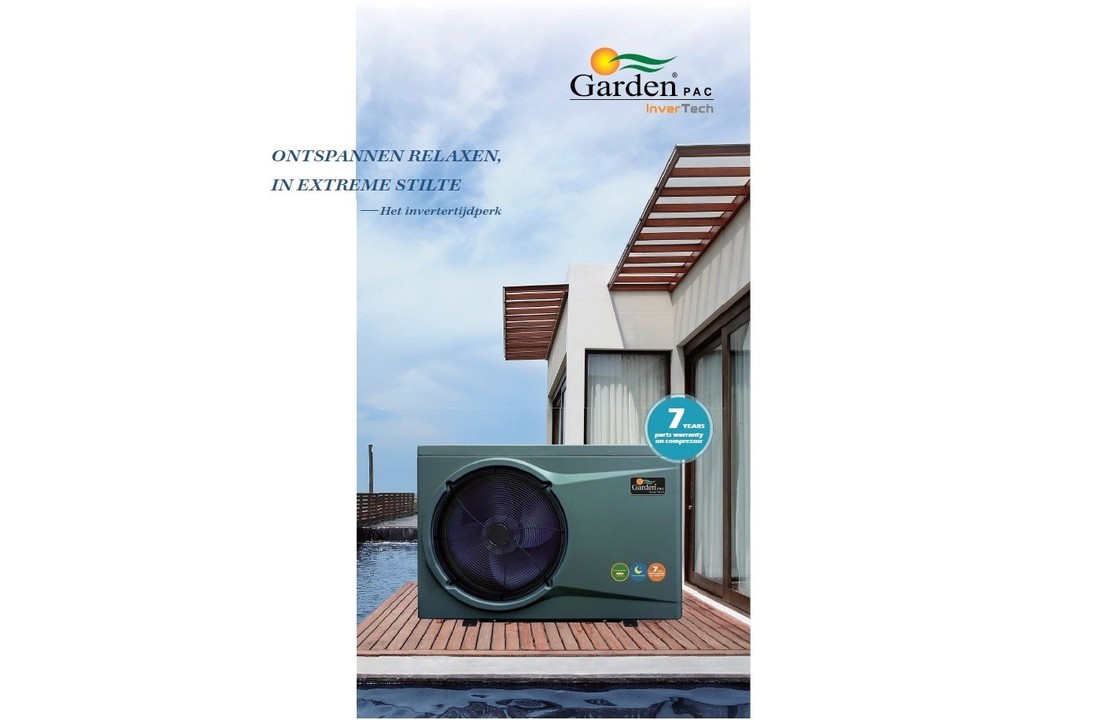 Garden Pac Inverter R32 27kW 380v 65-120m3 Zwembad Warmtepomp