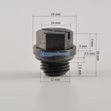 Hayward Super Pump aftap plug
