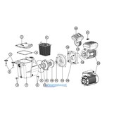 Hayward Super Pomp Voetplaat Kit SPX1600GJ