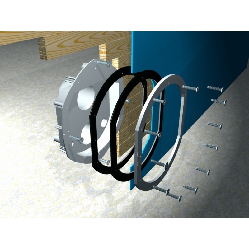 New en Lum Jet Vag Inbouwdeel voor Prefab Baden