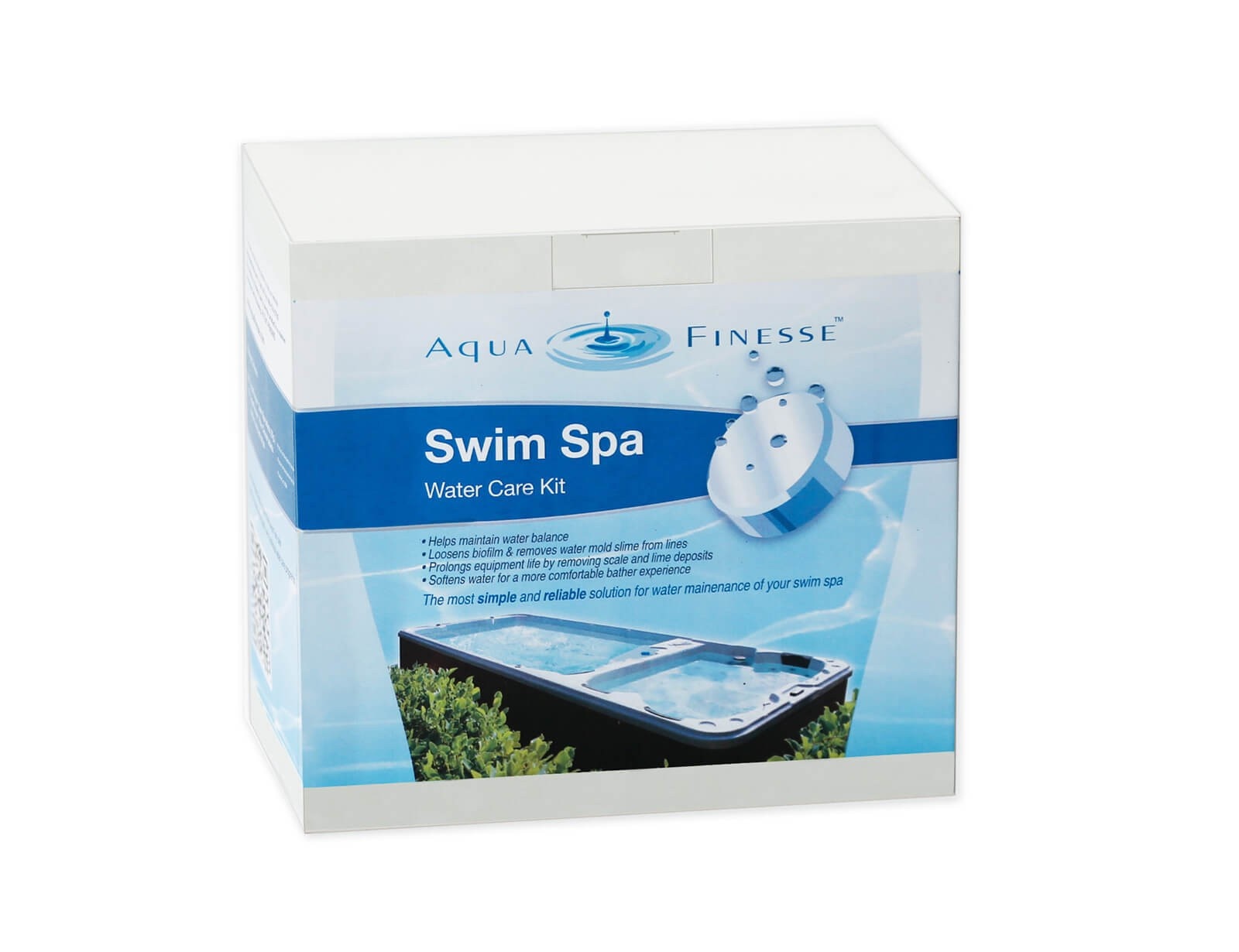 AquaFinesse Swim Spa Water Care box