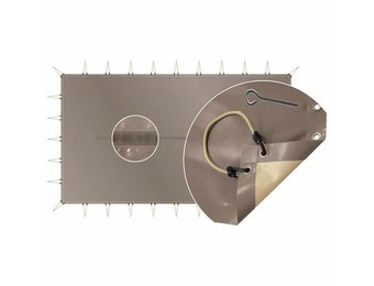 Zwembad Winterzeil PVC 550gr/m2 Skin Freeze C-vormen