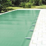 Easy Light Veiligheids Zwembad Afdekking Groen/Ivoor