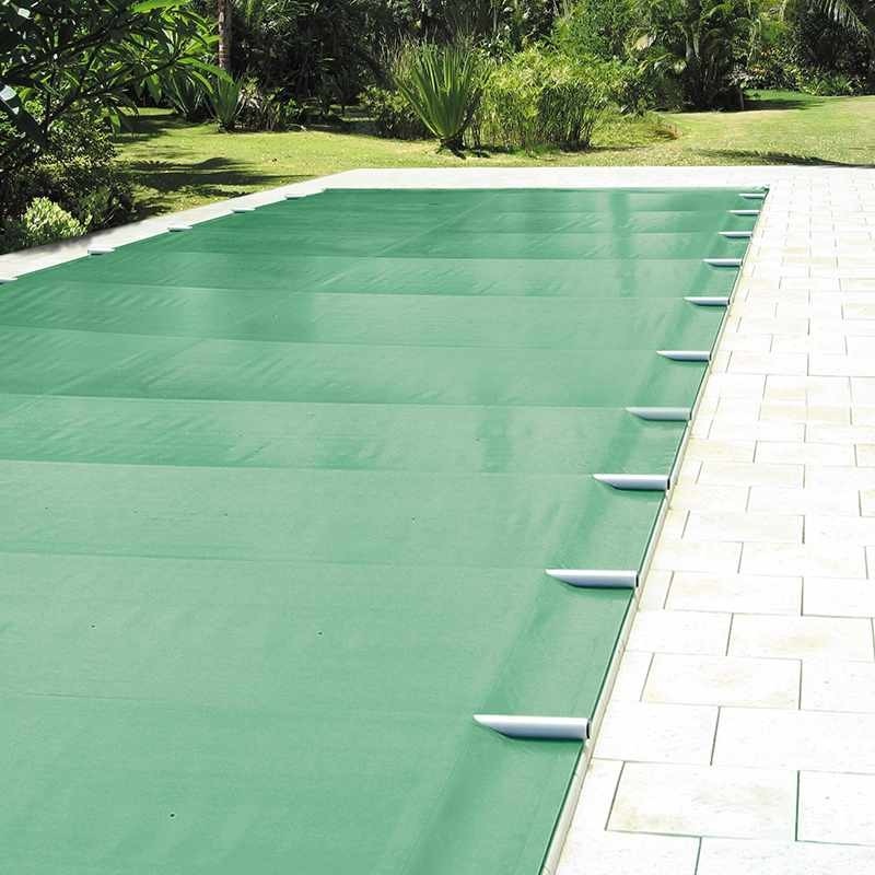 Easy Light Veiligheids Zwembad Afdekking Groen/Ivoor